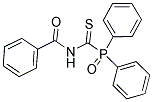 N1-[(DIPHENYLPHOSPHORYL)CARBOTHIOYL]BENZAMIDE Struktur