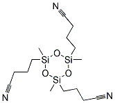 3-CYANOPROPYL METHYL CYCLOSILOXANE Struktur