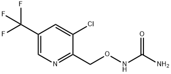 N-([3-CHLORO-5-(TRIFLUOROMETHYL)-2-PYRIDINYL]METHOXY)UREA Struktur