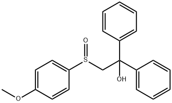 2-[(4-METHOXYPHENYL)SULFINYL]-1,1-DIPHENYL-1-ETHANOL Struktur