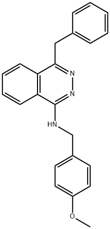 4-BENZYL-N-(4-METHOXYBENZYL)-1-PHTHALAZINAMINE Struktur