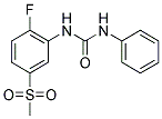 N-[2-FLUORO-5-(METHYLSULPHONYL)PHENYL]-N'-PHENYL UREA Struktur