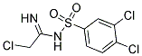 N1-(2-CHLOROETHANIMIDOYL)-3,4-DICHLOROBENZENE-1-SULFONAMIDE Struktur