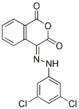 4-[2-(3,5-DICHLOROPHENYL)HYDRAZONO]-3,4-DIHYDRO-1H-BENZO[C]PYRAN-1,3-DIONE Struktur