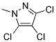 3,4,5-TRICHLORO-1-METHYL-1H-PYRAZOLE Struktur