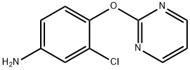 3-CHLORO-4-(2-PYRIMIDINYLOXY)PHENYLAMINE Struktur