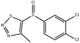 3,4-DICHLOROPHENYL 4-METHYL-1,2,3-THIADIAZOL-5-YL SULFOXIDE Struktur