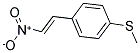 4'-(METHYLTHIO)-BETA-NITROSTYRENE Struktur