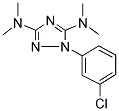 1-(3-CHLOROPHENYL)-N3,N3,N5,N5-TETRAMETHYL-1H-1,2,4-TRIAZOLE-3,5-DIAMINE Struktur