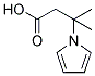 3-METHYL-3-(1H-PYRROL-1-YL)BUTANOIC ACID Struktur