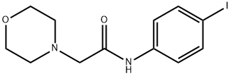 N-(4-IODOPHENYL)-2-MORPHOLINOACETAMIDE Struktur