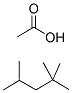 ACETIC ACID-TRIMETHYLPENTANE Struktur