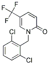 1-(2,6-DICHLOROBENZYL)-5-(TRIFLUOROMETHYL)-2(1H)-PYRIDINONE Struktur