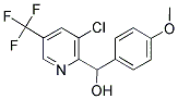 [3-CHLORO-5-(TRIFLUOROMETHYL)-2-PYRIDINYL](4-METHOXYPHENYL)METHANOL Struktur