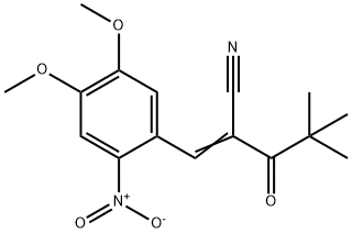 3-(4,5-DIMETHOXY-2-NITROPHENYL)-2-(2,2-DIMETHYLPROPANOYL)PROP-2-ENENITRILE Struktur