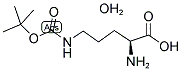 N-ALPHA-T-BOC-L-ORNITHINE MONOHYDRATE Struktur