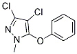 3,4-DICHLORO-1-METHYL-1H-PYRAZOL-5-YL PHENYL ETHER Struktur