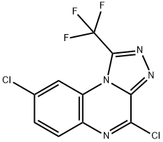 4,8-DICHLORO-1-(TRIFLUOROMETHYL)[1,2,4]TRIAZOLO[4,3-A]QUINOXALINE Struktur