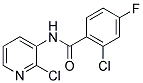 N1-(2-CHLORO-3-PYRIDYL)-2-CHLORO-4-FLUOROBENZAMIDE Struktur