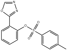 2-(1,3,4-OXADIAZOL-2-YL)PHENYL 4-METHYLBENZENESULFONATE Struktur