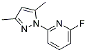 2-(3,5-DIMETHYL-1H-PYRAZOL-1-YL)-6-FLUOROPYRIDINE Struktur