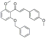 1-[2-(BENZYLOXY)-6-METHOXYPHENYL]-3-(4-METHOXYPHENYL)PROP-2-EN-1-ONE Struktur