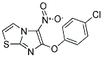 4-CHLOROPHENYL 5-NITROIMIDAZO[2,1-B][1,3]THIAZOL-6-YL ETHER Struktur