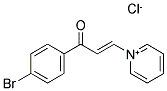 1-(4-BROMOPHENYL)-3-PYRIDINIUM-1-YLPROP-2-EN-1-ONE CHLORIDE Struktur