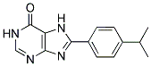 8-(4-ISOPROPYLPHENYL)-1,7-DIHYDRO-6H-PURIN-6-ONE Struktur