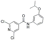 N4-(3-ISOPROPOXYPHENYL)-2,6-DICHLOROISONICOTINAMIDE Struktur