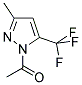 1-ACETYL-5-TRIFLUOROMETHYL-3-METHYLPYRAZOLE Struktur