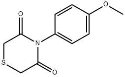 4-(4-METHOXYPHENYL)-3,5-THIOMORPHOLINEDIONE Struktur