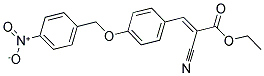 ETHYL 3-(4-((4'-NITROBENZYLOXY)PHENYL)PROP-2-ENOATE-2-NITRILE Struktur