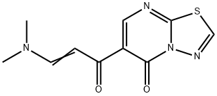 6-[3-(DIMETHYLAMINO)ACRYLOYL]-5H-[1,3,4]THIADIAZOLO[3,2-A]PYRIMIDIN-5-ONE Struktur