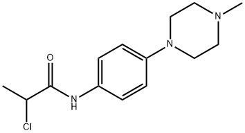 2-CHLORO-N-[4-(4-METHYLPIPERAZINO)PHENYL]PROPANAMIDE Struktur