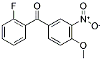 (2-FLUOROPHENYL) (4-METHOXY-3-NITROPHENYL) METHANONE Struktur