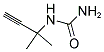 N-(1,1-DIMETHYLPROP-2-YNYL)UREA Struktur