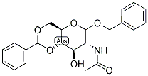 2-ACETAMIDO-2-DEOXY-ALPHA-BENZYL-4,6-O-BENZYLIDENE-D-GLUCOSIDE Struktur