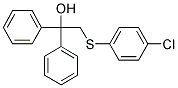 2-[(4-CHLOROPHENYL)SULFANYL]-1,1-DIPHENYL-1-ETHANOL Struktur