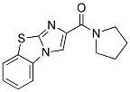 1-(IMIDAZO[2,1-B]BENZOTHIAZOLE-2-CARBONYL)PYRROLIDINE Struktur