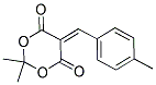 2,2-DIMETHYL-5-[(4-METHYLPHENYL)METHYLENE]-1,3-DIOXANE-4,6-DIONE Struktur