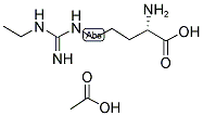 NG-MONOETHYL-L-ARGININE, MONOACETATE SALT Struktur