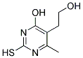 5-(2-HYDROXYETHYL)-2-MERCAPTO-6-METHYLPYRIMIDIN-4-OL Struktur