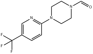 4-(5-(TRIFLUOROMETHYL)-2-PYRIDYL)PIPERAZINECARBALDEHYDE Struktur