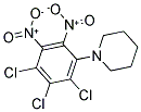 1-(2,3,4-TRICHLORO-5,6-DINITROPHENYL)PIPERIDINE Struktur