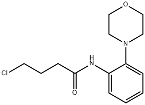 4-CHLORO-N-(2-MORPHOLINOPHENYL)BUTANAMIDE Struktur