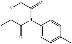 2-METHYL-4-(4-METHYLPHENYL)-3,5-THIOMORPHOLINEDIONE Struktur