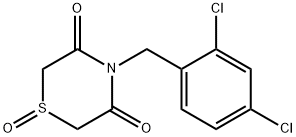 4-(2,4-DICHLOROBENZYL)-1LAMBDA4,4-THIAZINANE-1,3,5-TRIONE Struktur