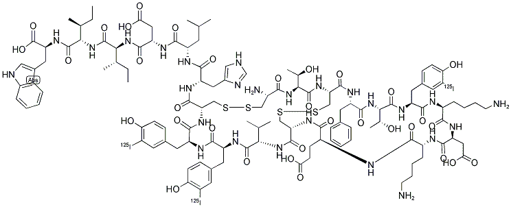 ENDOTHELIN-3, [3-(125I)TYR], (RAT) Struktur