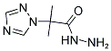 2-METHYL-2-(1H-1,2,4-TRIAZOL-1-YL)PROPANOHYDRAZIDE Struktur